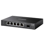 TP-LINK Omada SG2206MP 6-vratno 5x gigabitno (4x PoE+) RJ45 1x gigabitno SFP mrežno stikalo