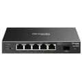 TP-LINK Omada SG2206MP 6-vratno 5x gigabitno (4x PoE+) RJ45 1x gigabitno SFP mrežno stikalo