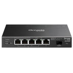 TP-LINK Omada SG2206MP 6-vratno 5x gigabitno (4x PoE+) RJ45 1x gigabitno SFP mrežno stikalo