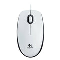 LOGITECH M100 OEM žična optična bela miška