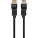 GOOBAY DisplayPort (M) na DisplayPort (M) 8K/60Hz 3m pozlačen črn kabel