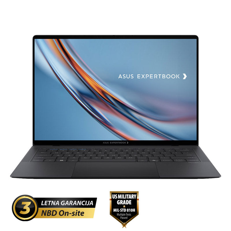 ASUS ExpertBook Ultra B9 OLED 14" (35,56cm) WQXGA+ Core Ultra 7 X7 358H 32GB 1TB 0,99kg Win11 Pro Jet Fog prenosnik B9403CVAR-WB53D0X + etui in LAN adapter