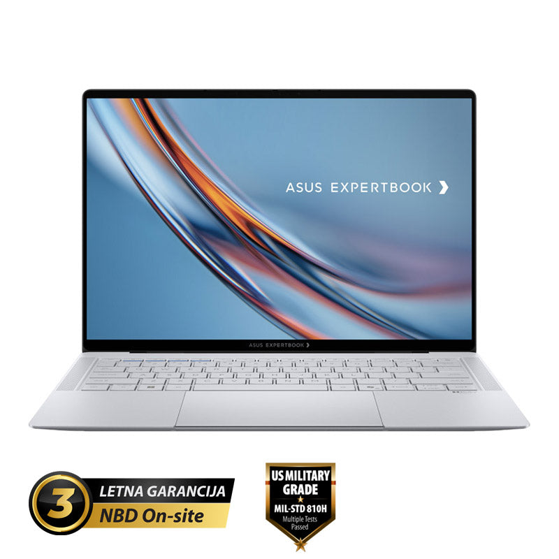 ASUS ExpertBook Ultra B9 OLED 14" (35,56 cm) WQXGA+ Core Ultra 7 X7 358H 32 GB 1 TB 0,99 kg Win11 Pro Morn Grey prenosni računalnik B9406CAA-WB358H8DG1X + ovitek in LAN adapter