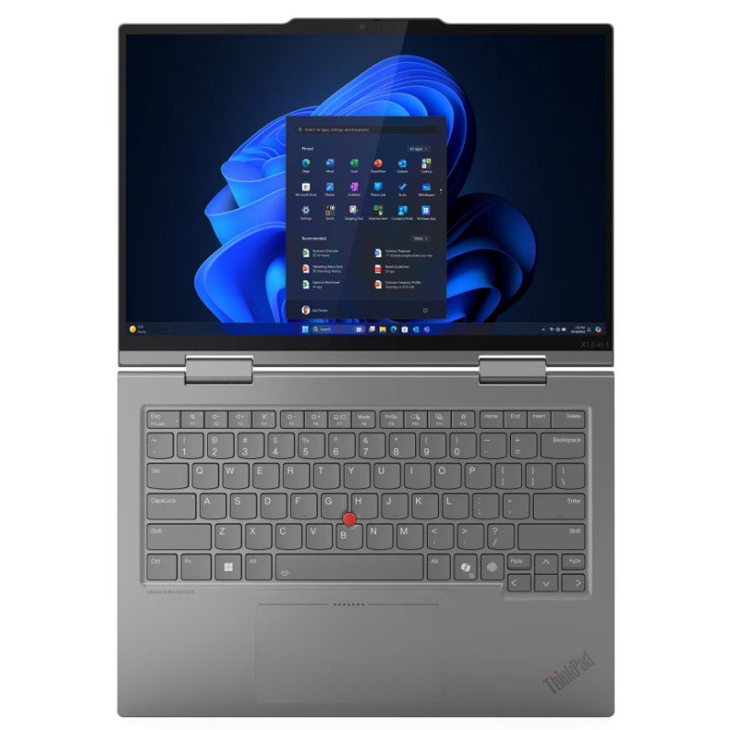 LENOVO ThinkPad X1 2-v-1 Gen 10 Aura Edition 14" (35,56 cm) 2.8K Intel Core Ultra 7 258V 32 GB 1 TB Windows 11 Pro zaslon na dotik prenosni računalnik 21NU002BSC