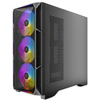 ANTEC AX1000 Midi-ATX ARGB okno igralno črno ohišje