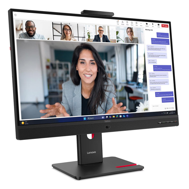 LENOVO ThinkVision T27QD-4v 27" (68,58cm) QHD IPS DP/HDMI/USB-C/LAN zvočniki kamera monitor