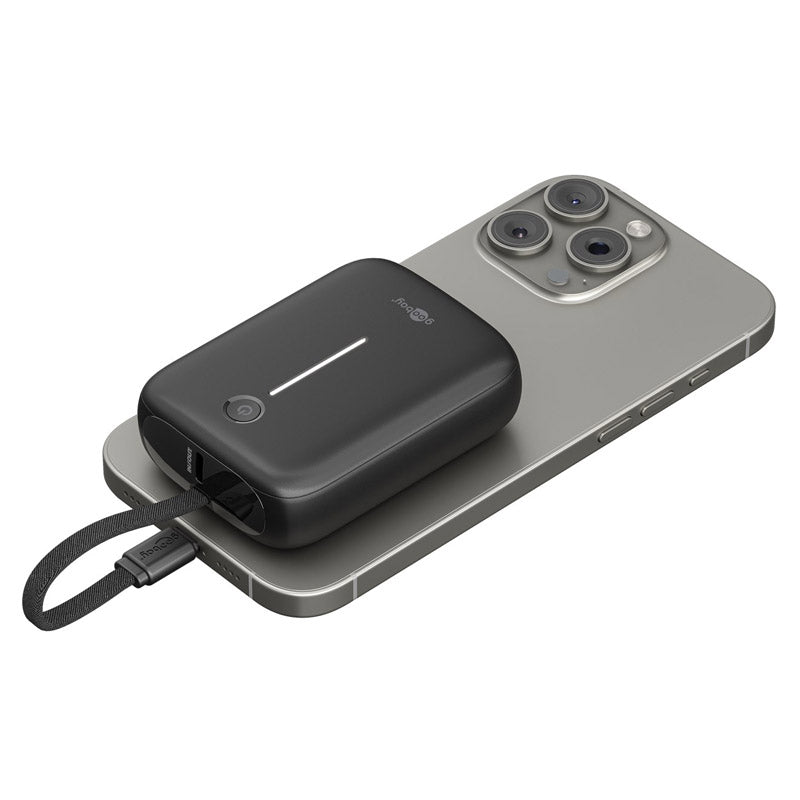GOOBAY PowerBank 10.000 mAh USB-C črna prenosna baterija