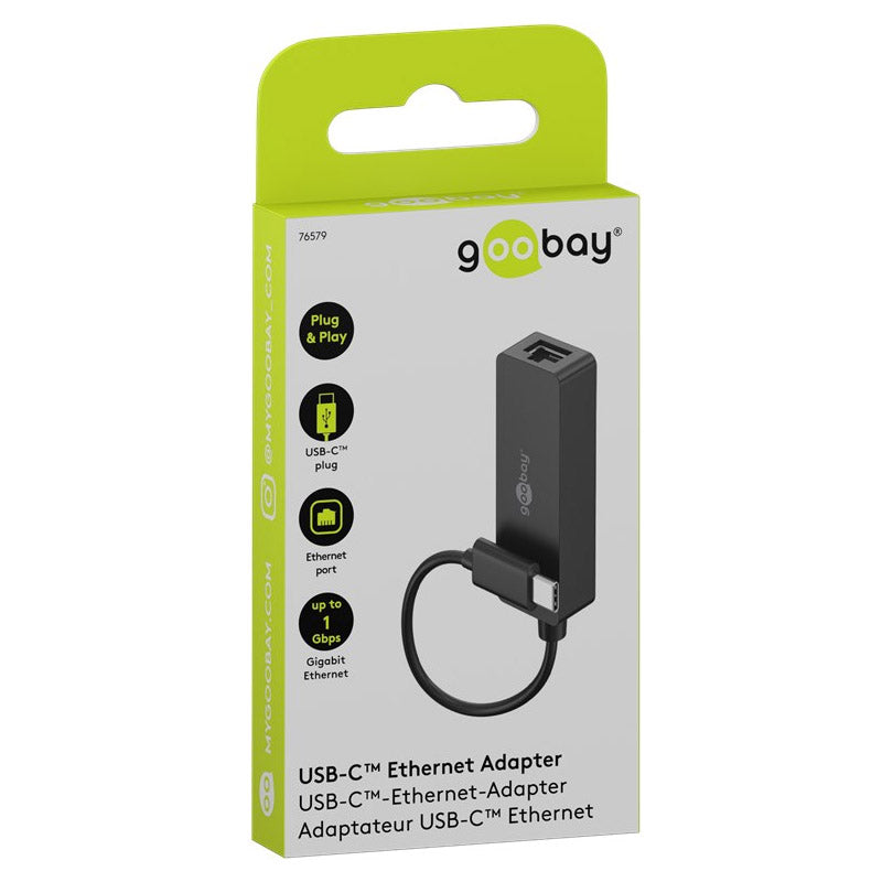 Goobay USB 3.1 na RJ45 Gigabit Ethernet LAN adapter