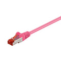 GOOBAY S/FTP (PiMF) CAT 6 obliž 1,5m roza mrežni povezovalni kabel