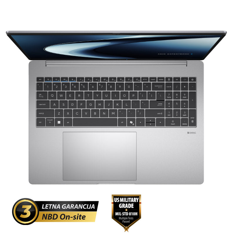 ASUS ExpertBook P3 16" (40,64cm) WUXGA Intel Ultra 7 255H 16GB 512GB prenosni računalnik P3606CCA-WB255H4C0