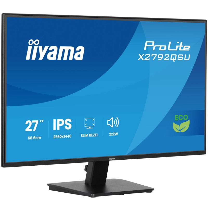 IIYAMA ProLite X2792QSU-B1 68,5cm (27") QHD IPS 120Hz HDMI/DP zvočniki monitor