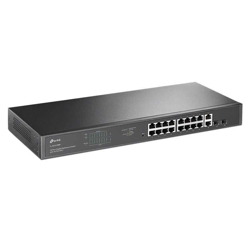 TP-LINK TL-SG1218MP 18-port 16x Gigabit PoE+ 2x Gigabit 2x Gigabit SFP Unmanaged mrežno stikalo switch