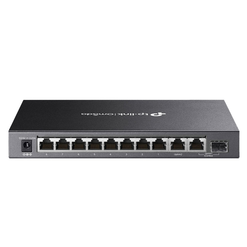 TP-LINK Omada DS110GMP 10-port 9xGbE 8xPoE+ RJ45 1x GbE SFP/RJ45 Combo Unmanaged mrežno stikalo switch