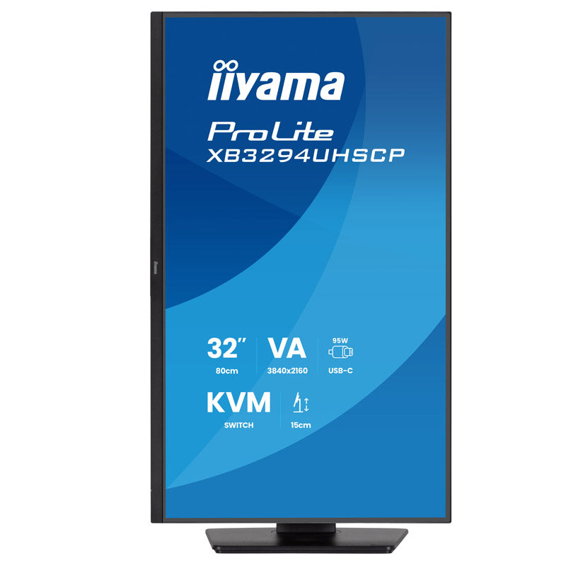 IIYAMA ProLite XB3294UHSCP-B1 80cm (31,5") UHD 4K VA HDMI/DP/USB-C zvočniki monitor
