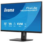 IIYAMA ProLite XB3294UHSCP-B1 80cm (31,5") UHD 4K VA HDMI/DP/USB-C zvočniki monitor