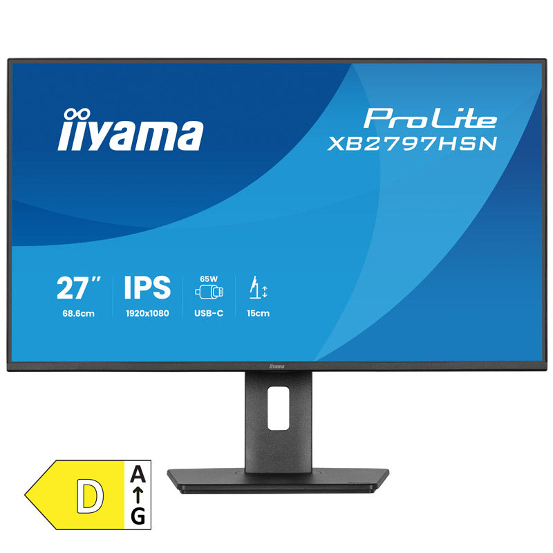 IIYAMA ProLite XB2797HSN-B1 68,5cm (27") FHD IPS 120Hz HDMI/DP/USB-C/LAN zvočniki monitor