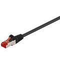 GOOBAY S/FTP (PiMF) CAT 6 patch 3m črn mrežni povezovalni kabel