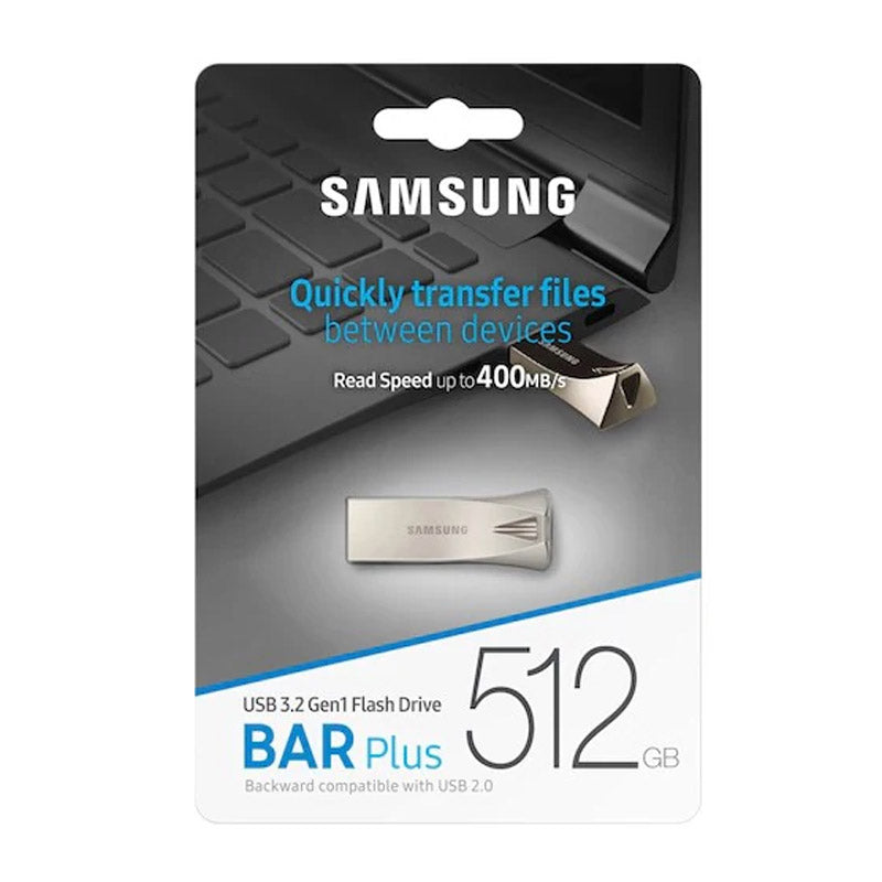SAMSUNG BAR Plus 512GB USB-A (MUF-512BE3/AM) srebrn USB ključ