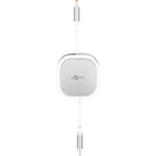 GOOBAY USB-C na USB-C 1m 60W 480Mbit/s bel samonavijalni podatkovni in polnilni kabel