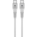 GOOBAY USB-C na USB-C 0,5m 60W 480Mbit/s bel Supersoft tekstilni podatkovni in polnilni kabel