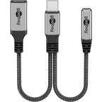 GOOBAY USB-C na USB-C (Ž) na 3,5mm AUX adapter