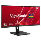 VIEWSONIC VA3420C-2 86,36cm (34") UWQHD VA 120Hz DP/HDMI/USB-C HDR10 KVM zvočniki ukrivljen monitor
