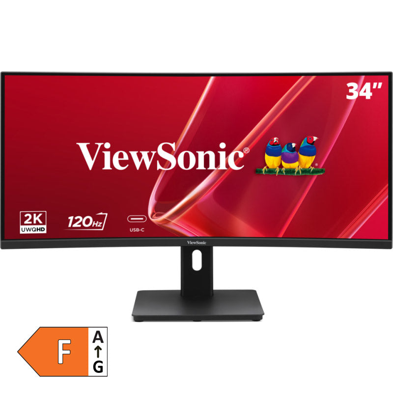 VIEWSONIC VA3420C-2 86,36cm (34") UWQHD VA 120Hz DP/HDMI/USB-C HDR10 KVM zvočniki ukrivljen monitor