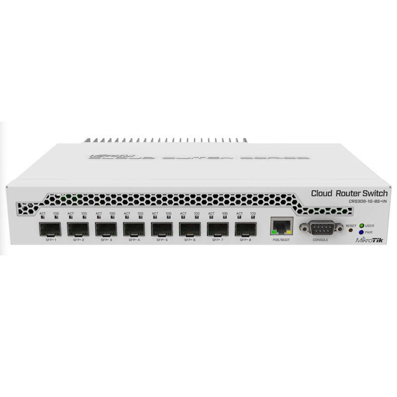 MIKROTIK CRS309-1G-8S+IN 9-port (8x SFP+ / 1x 1GbE) L3 Managed mrežno stikalo switch