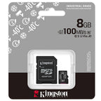 KINGSTON Industrial microSD 8GB Class10 UHS-I U3 V30 A1 SD adapter SDCIT2/8GB spominska kartica