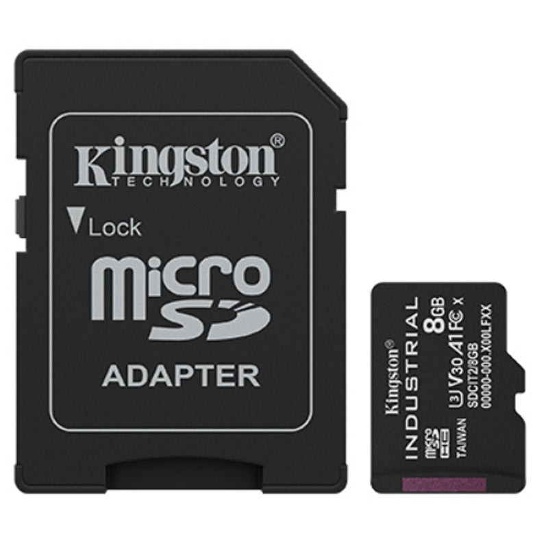 KINGSTON Industrial microSD 8GB Class10 UHS-I U3 V30 A1 SD adapter SDCIT2/8GB spominska kartica