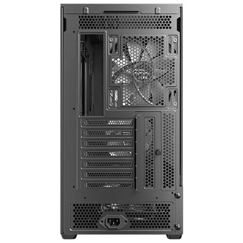 ANTEC Flux Rear midi-ATX ARGB okno leseno črno/rjavo gaming ohišje
