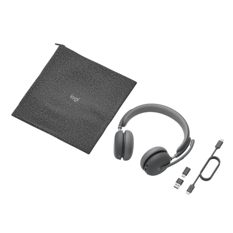 LOGITECH ZONE WIRELESS 2 brezžične črne slušalke z mikrofonom